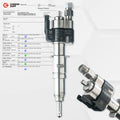 Bico Injetor Gasolina BMW 13537589048-01 VDO 13537565137 N43 N53