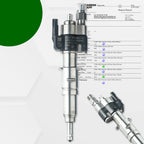 Bico injetor BMW 13537589048-09 E81 E88 E90 E93 E60 13537565138 — Recondicionado