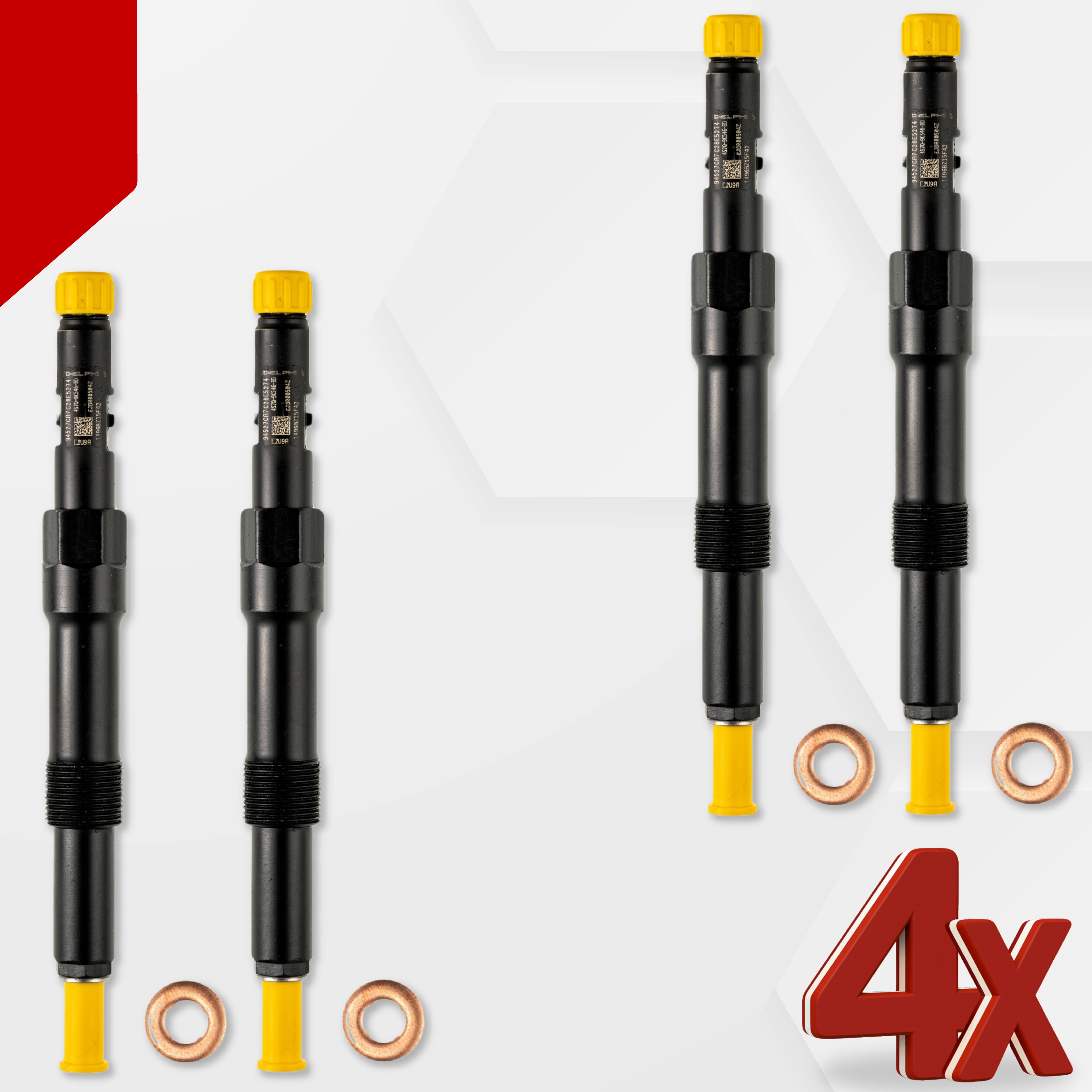 Bico Injetor Delphi EJDR00701D Ford Mondeo 2.2 TDCi Jaguar X-Type 2.2 D 6S7Q9K546AA