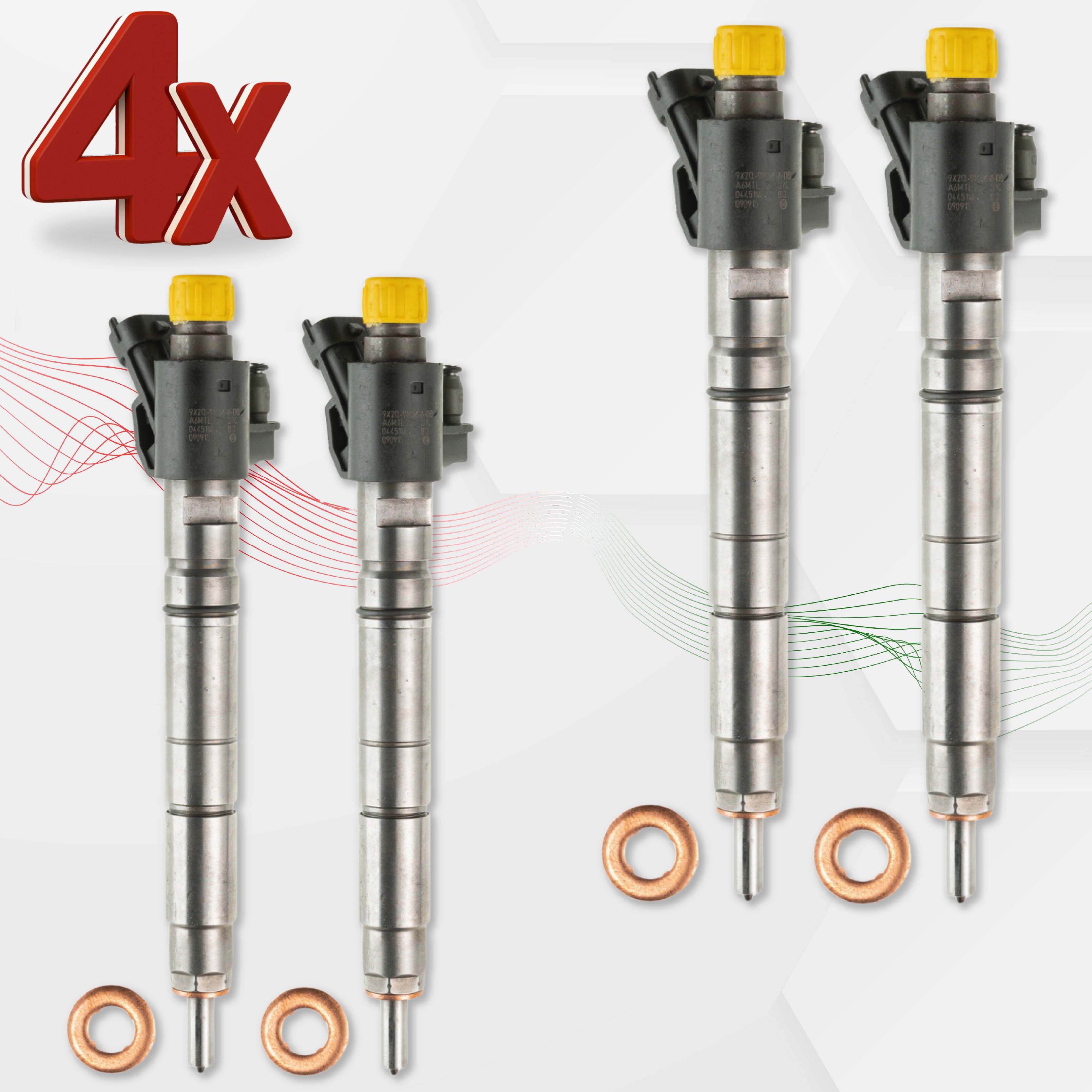 Injetor 0445116046 Volvo C30 C70 S40 S80 V40 V70 2.0 D4 31303409