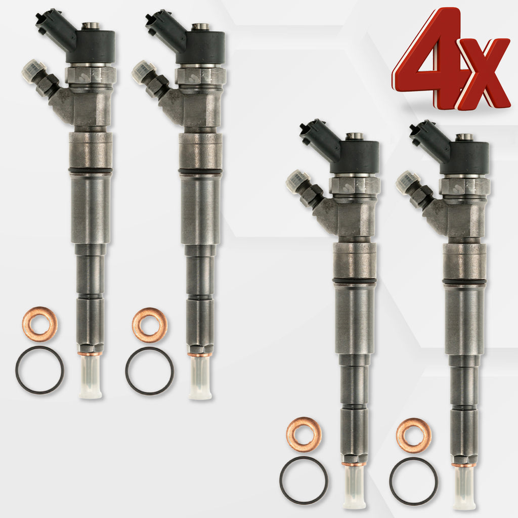 Injetores 0445110028 BMW E38 740d M67 180 kW 245 PS 0986435009