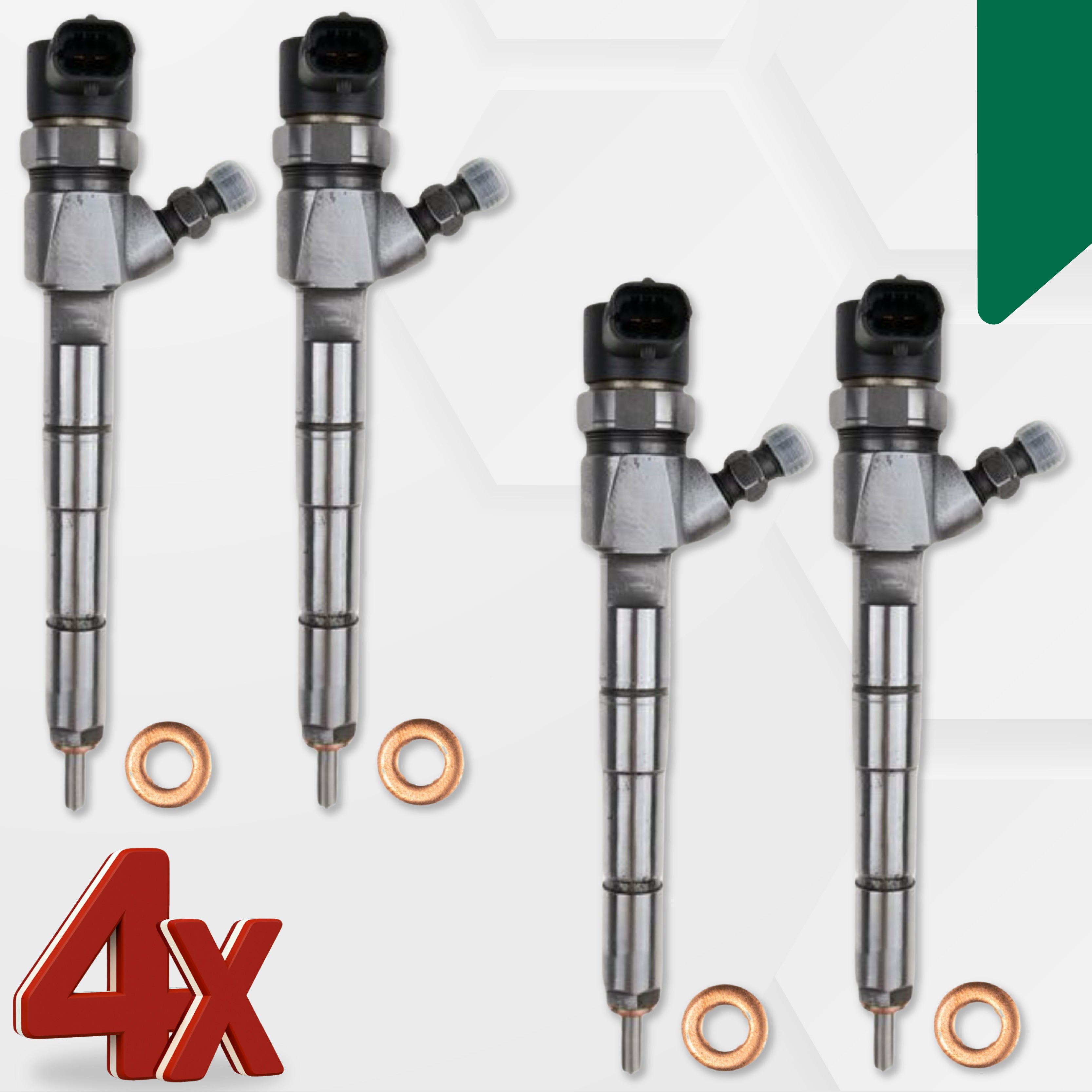 Injetores 0445110419 Fiat Alfa Romeo Jeep Opel 2.0 D Bosch 0986435213