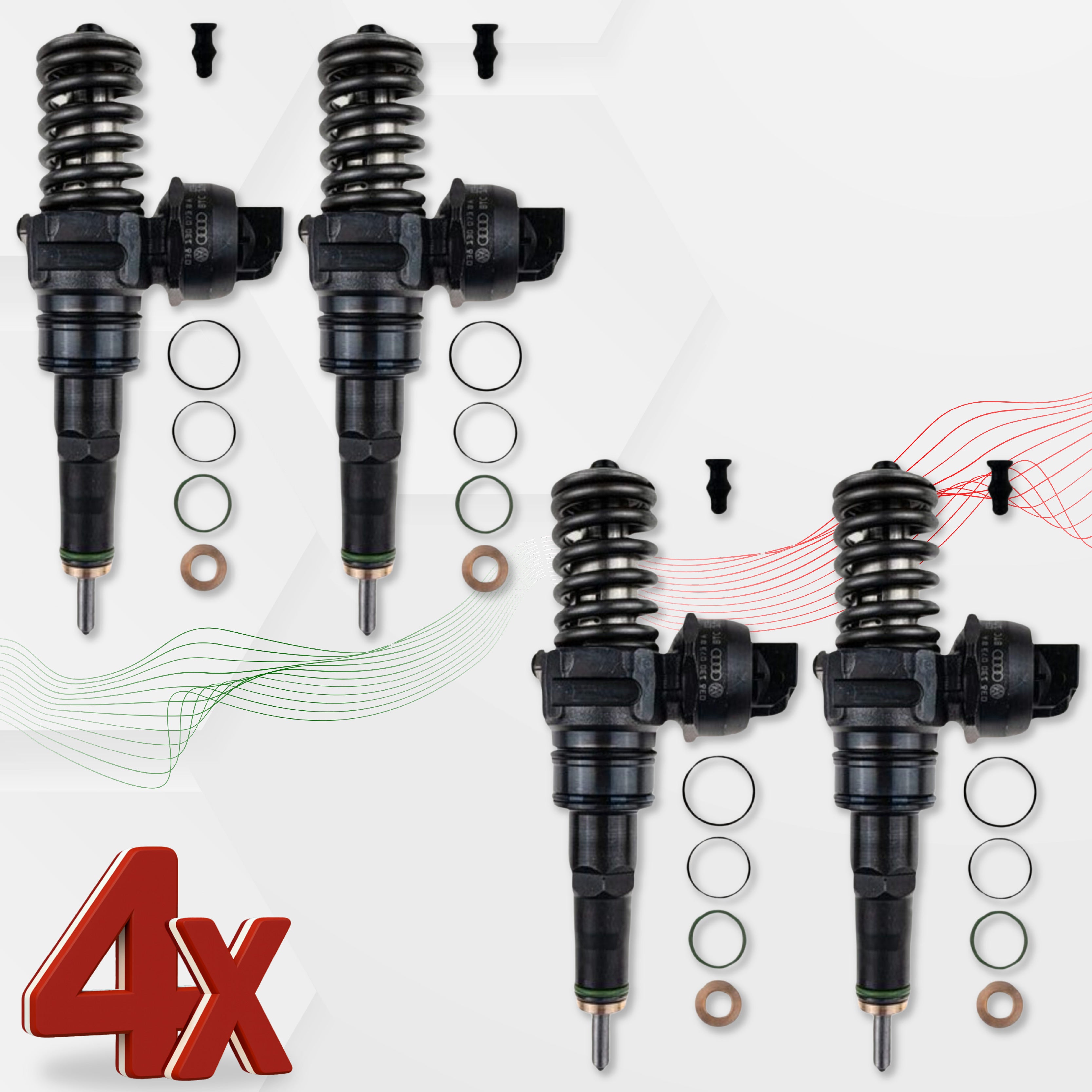 Unidade Pumpe Düse PDE 0414720035 VW Audi Skoda Seat 1.4 TDI / 1.9 TDI 045130073T