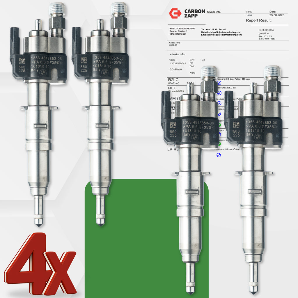 Válvula Injetora 13537585261-01 Bico Injetor VDO 13537589048 N43 N53 BMW Gasolina